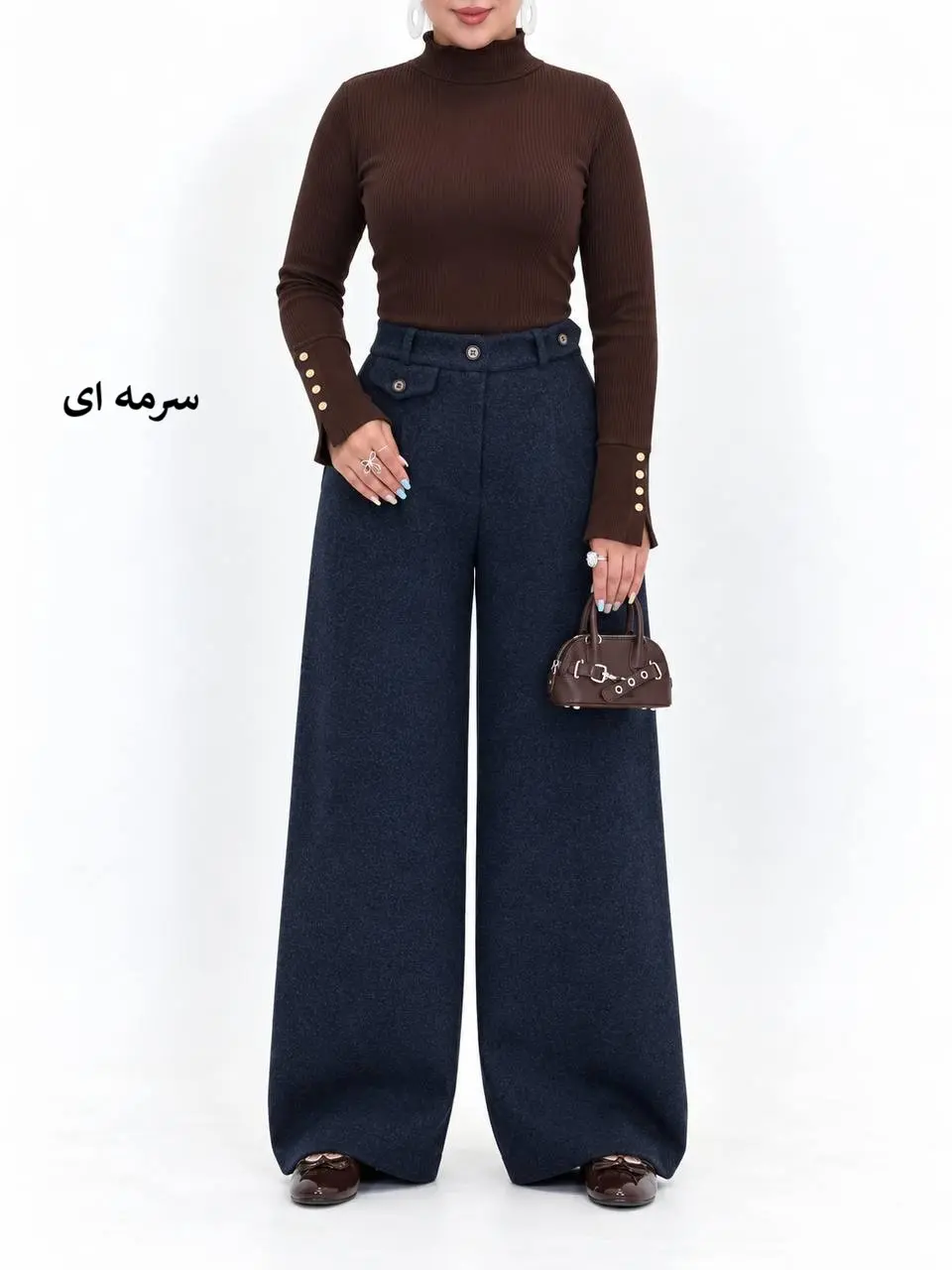 7562-شلوار بگ فوتر کد 9122